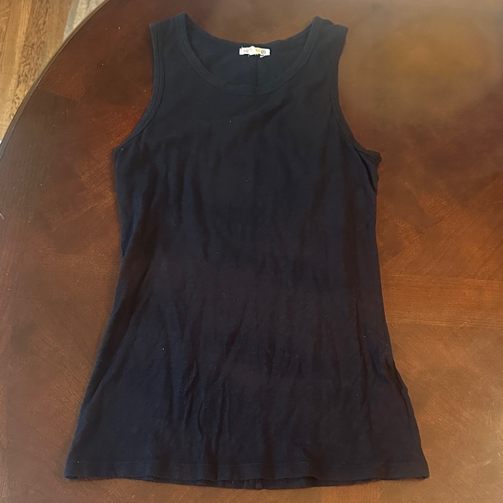 Sundry Black Tank Top